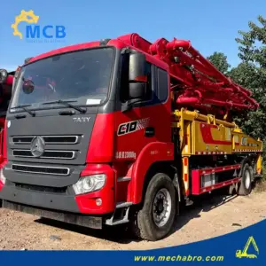 رقم 250918P778، شاحنة ضخ الخرسانة طراز Sany 39m، عام 2024