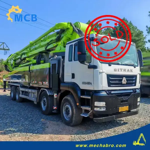 No.260319P804, 2021 Sany 49m concrete pump truck