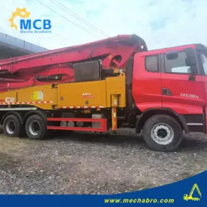 No.251216P786, 2019 Sany 49m concrete pump truck