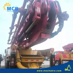 No.251216P786, 2019 Sany 49m concrete pump truck