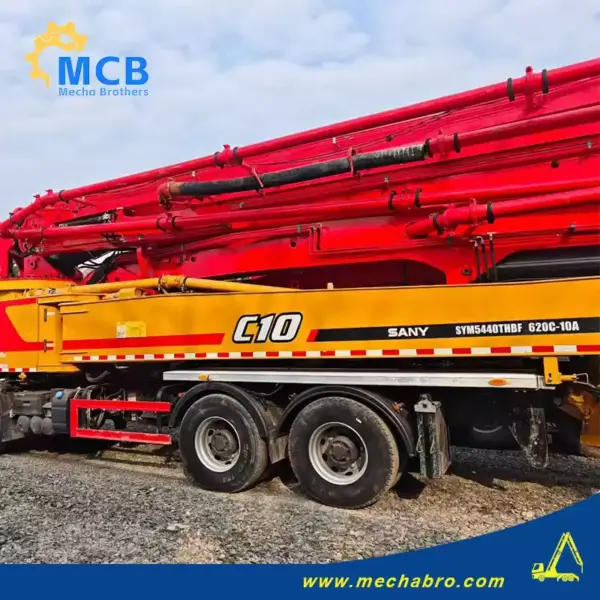 No. 251222p790, 2022 Sany 62m concrete pump truck