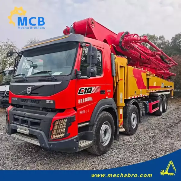 No. 251222p790, 2022 Sany 62m concrete pump truck