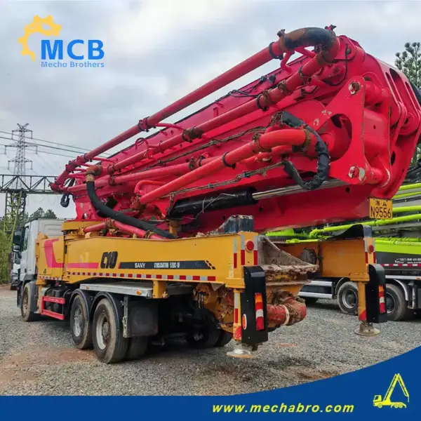 No.260106P797, 2019 Sany 52m concrete pump truck