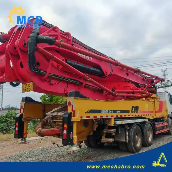 No.260106P797, 2019 Sany 52m concrete pump truck