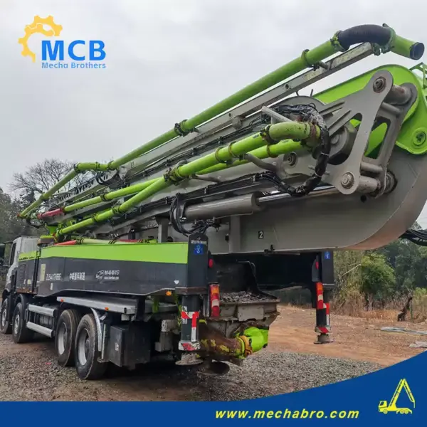 No. 260114P799, 2021 ZOOMLION 62m concrete pump truck