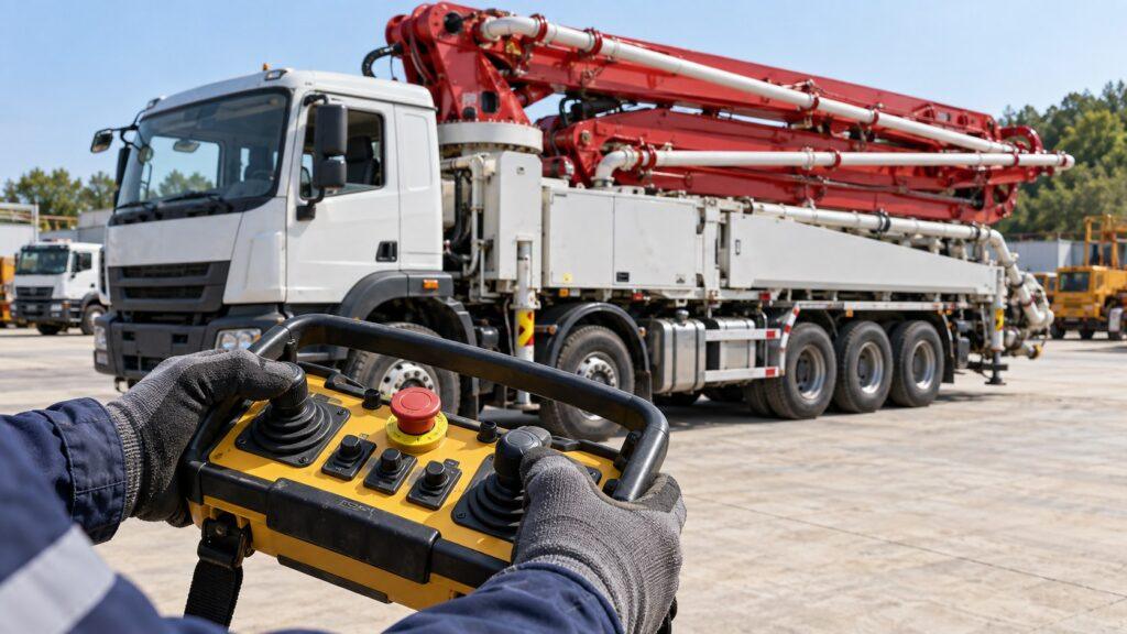 Concrete Pump Truck Remote Control: Buyer Inspection Guide