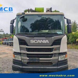 2020 Zoomlion 56m Scania pump truck — front view 2020 Zoomlion 56m Scania P450 concrete pump truck, front view