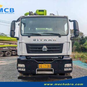 2022 Zoomlion 61.2m SITRAK pump truck — front view 2022 Zoomlion 61.2m concrete pump truck on SITRAK C7H chassis, front view
