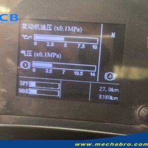 2022 Zoomlion 61.2m SITRAK pump truck — odometer showing 8,380 km 2022 Zoomlion 61.2m concrete pump truck on SITRAK C7H chassis, odometer showing 8,380 km
